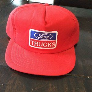 Nwot Vintage Ford Trucks Red Adjustable Snapback … - image 1